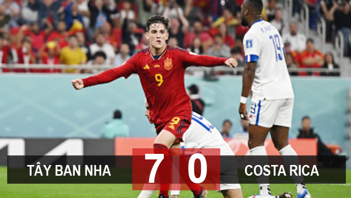 Tây Ban Nha Vs Costa Rica